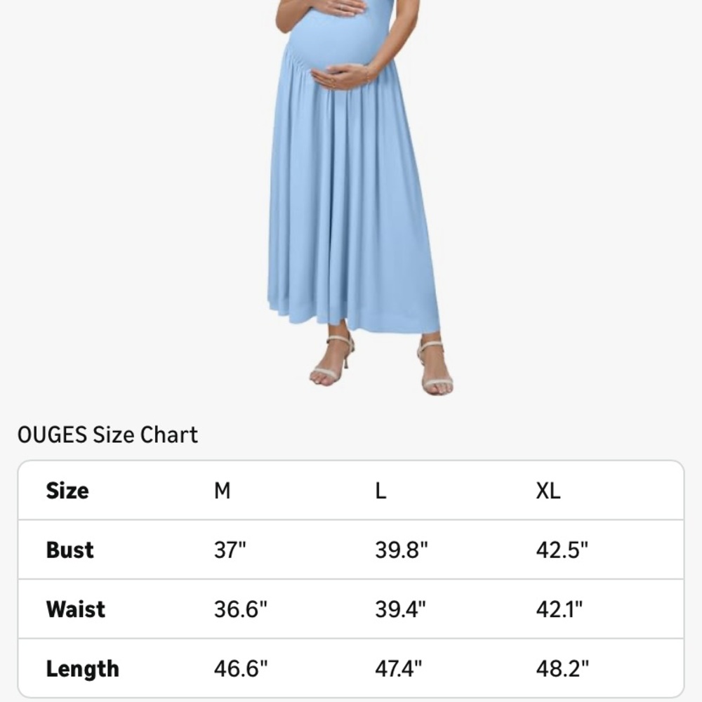 NWT off the shoulder maternity dress - Picture 3 of 4